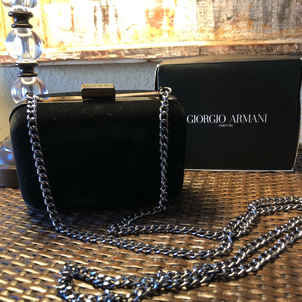Giorgio Armani evening clutch bag